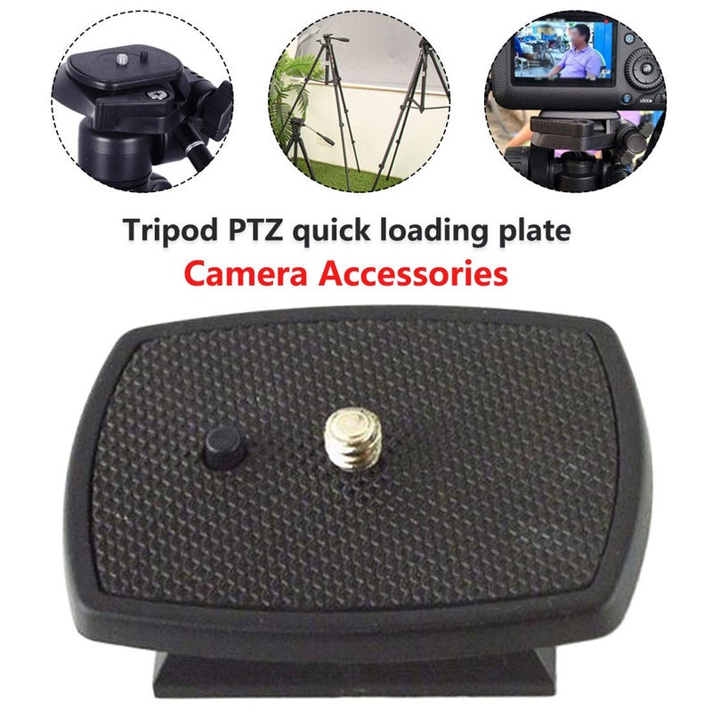 Pomya Quick Release Plate,Professional Tripod Head Adapter Clamp QR Plate Replacement for Velbon -249Q Pan Head and CX-444 / CX-460 Mini/CX-Compact/CX-888 Tripods Quick Release Plate - Image 2